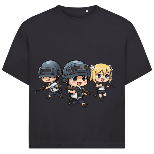 Jack and Jones Oversized T-Shirt Battle Royal PUBG Chibiki