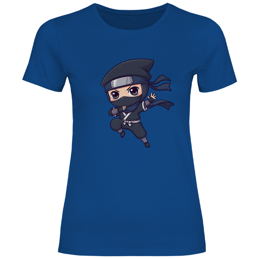 Damen T-Shirt Ninja Chibiki Shinobi