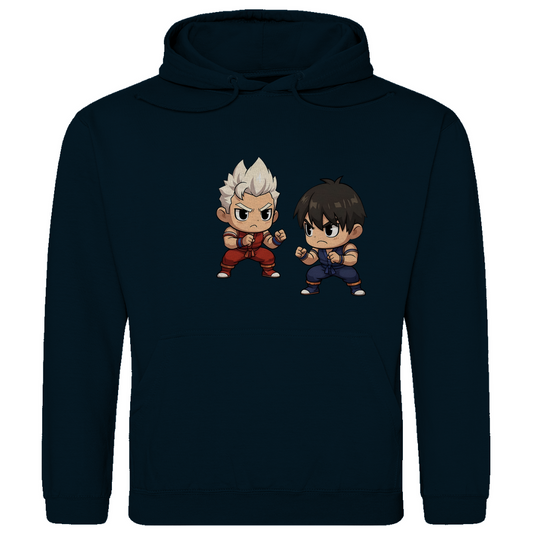 Herren Hoodie street fighter mma martial arts chibiki