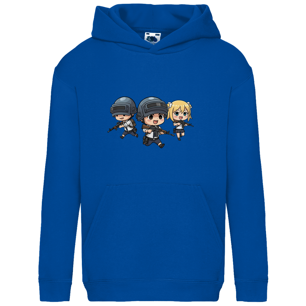 Kids Basic Hoodie Battle Royal PUBG Chibiki