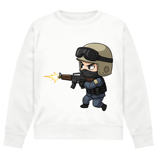 Herren Premium Bio Sweatshirt Special Forces CSGO Chibiki Counter Strike