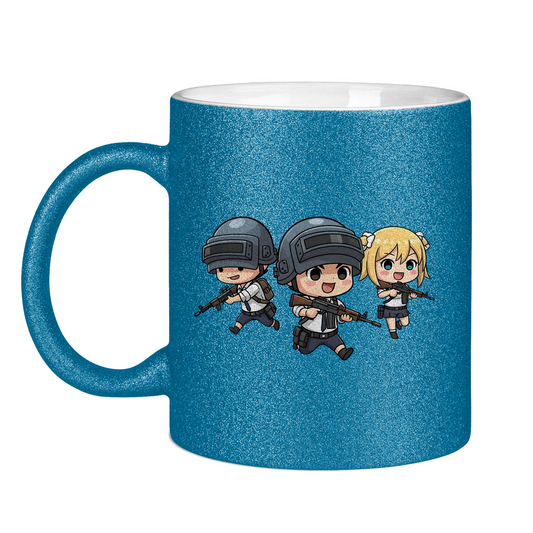 Glitzertasse Battle Royal PUBG Chibiki