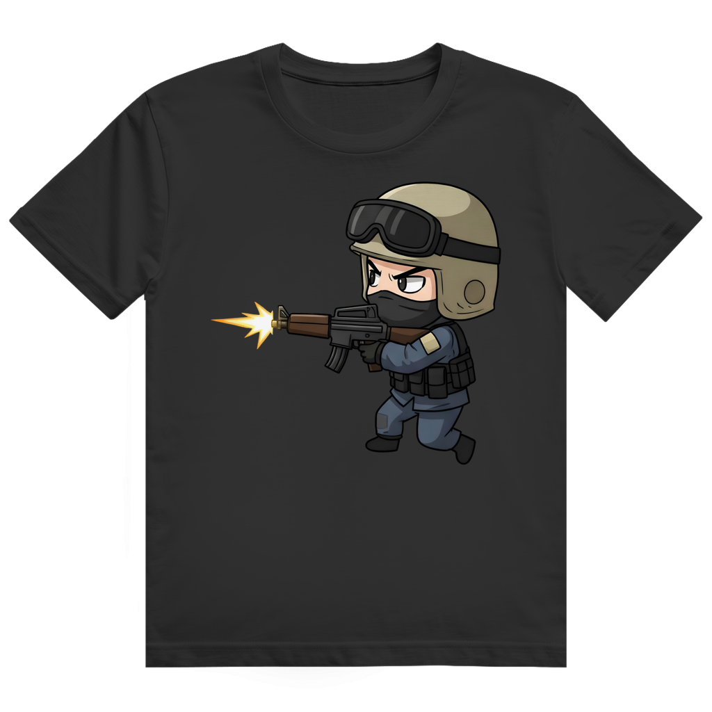 Herren Heavy Cotton T-Shirt Special Forces CSGO Chibiki Counter Strike