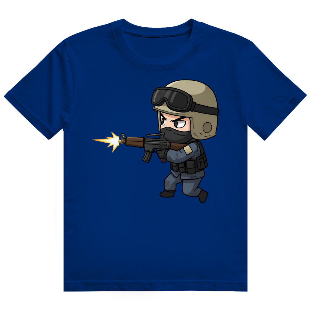 Herren Heavy Cotton T-Shirt Special Forces CSGO Chibiki Counter Strike