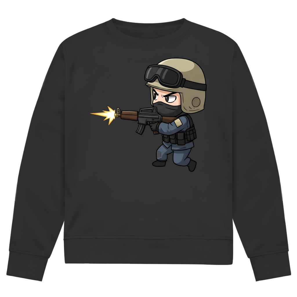 Herren Premium Bio Sweatshirt Special Forces CSGO Chibiki Counter Strike