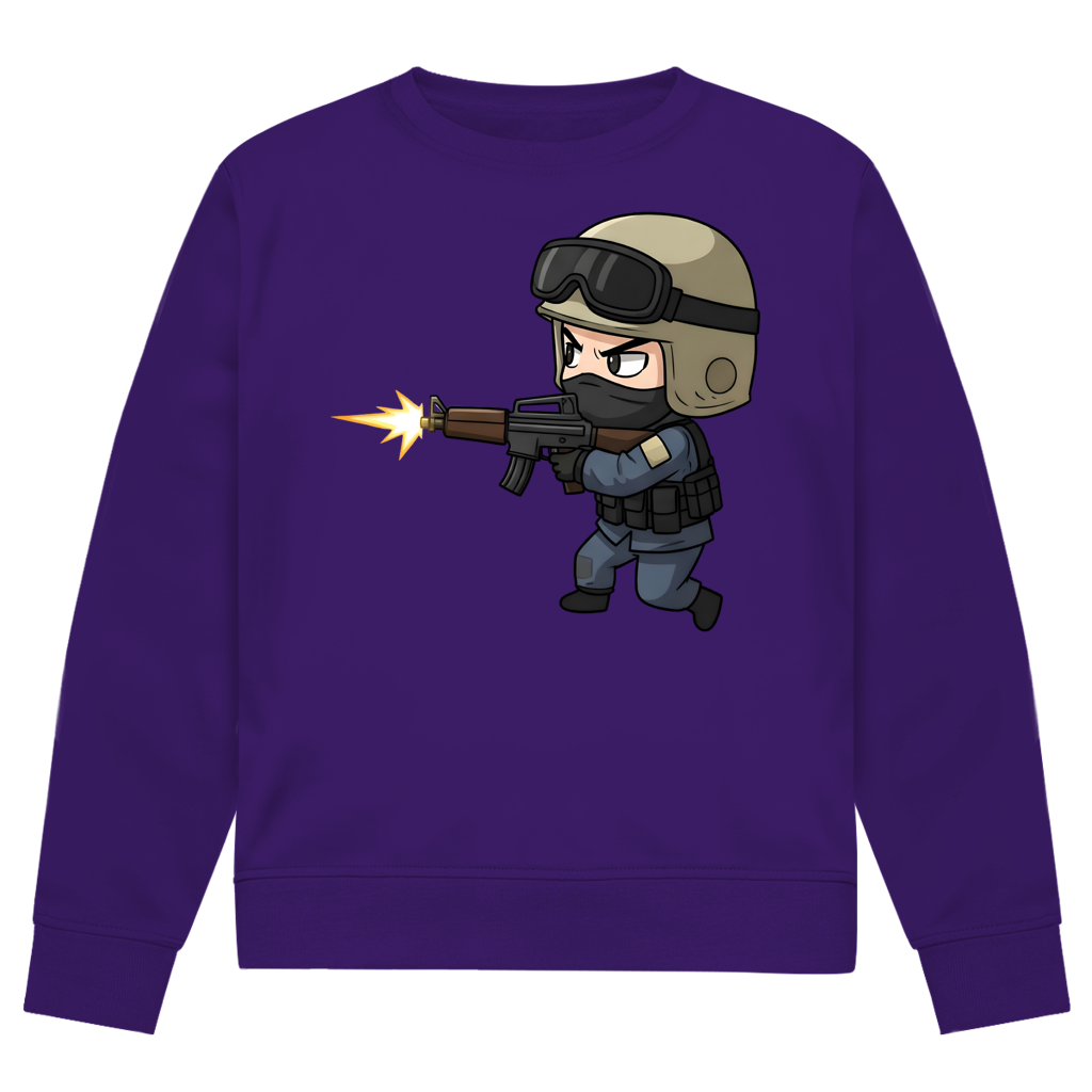 Herren Premium Bio Sweatshirt Special Forces CSGO Chibiki Counter Strike