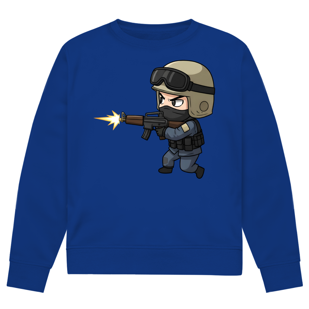 Herren Premium Bio Sweatshirt Special Forces CSGO Chibiki Counter Strike