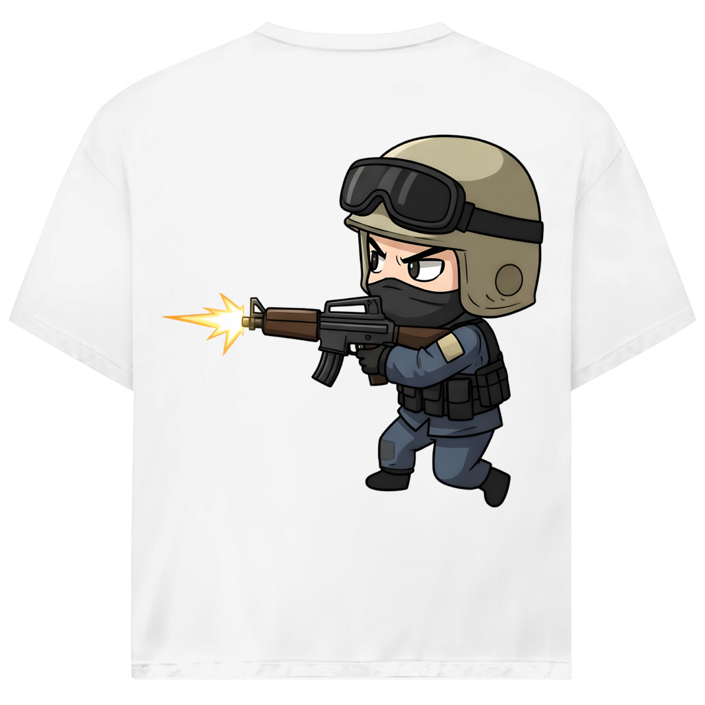 Jack and Jones Oversize T-Shirt Special Forces CSGO Chibiki Counter Strike