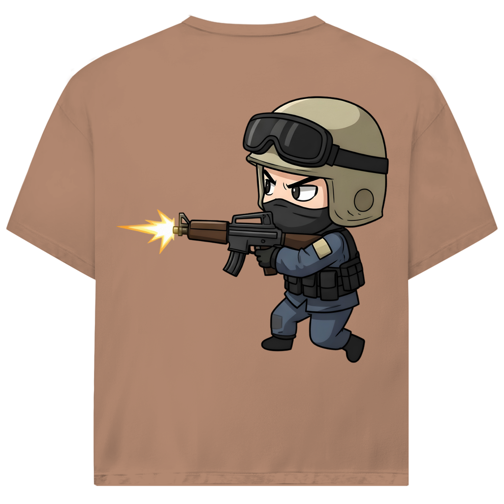 Jack and Jones Oversize T-Shirt Special Forces CSGO Chibiki Counter Strike