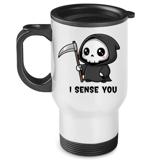 Edelstahl-Thermobecher Reaper chibi Sensenmann