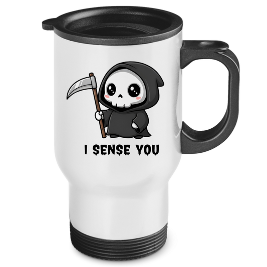Edelstahl-Thermobecher Reaper chibi Sensenmann