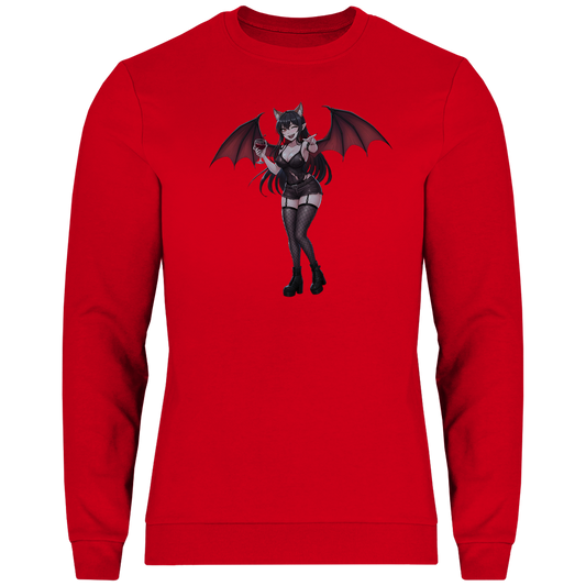 Herren Sweatshirt cute vampire emo girl kawaii manga anime style