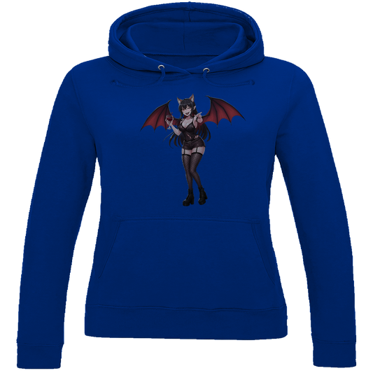 Damen Hoodie cute vampire emo girl kawaii manga anime style