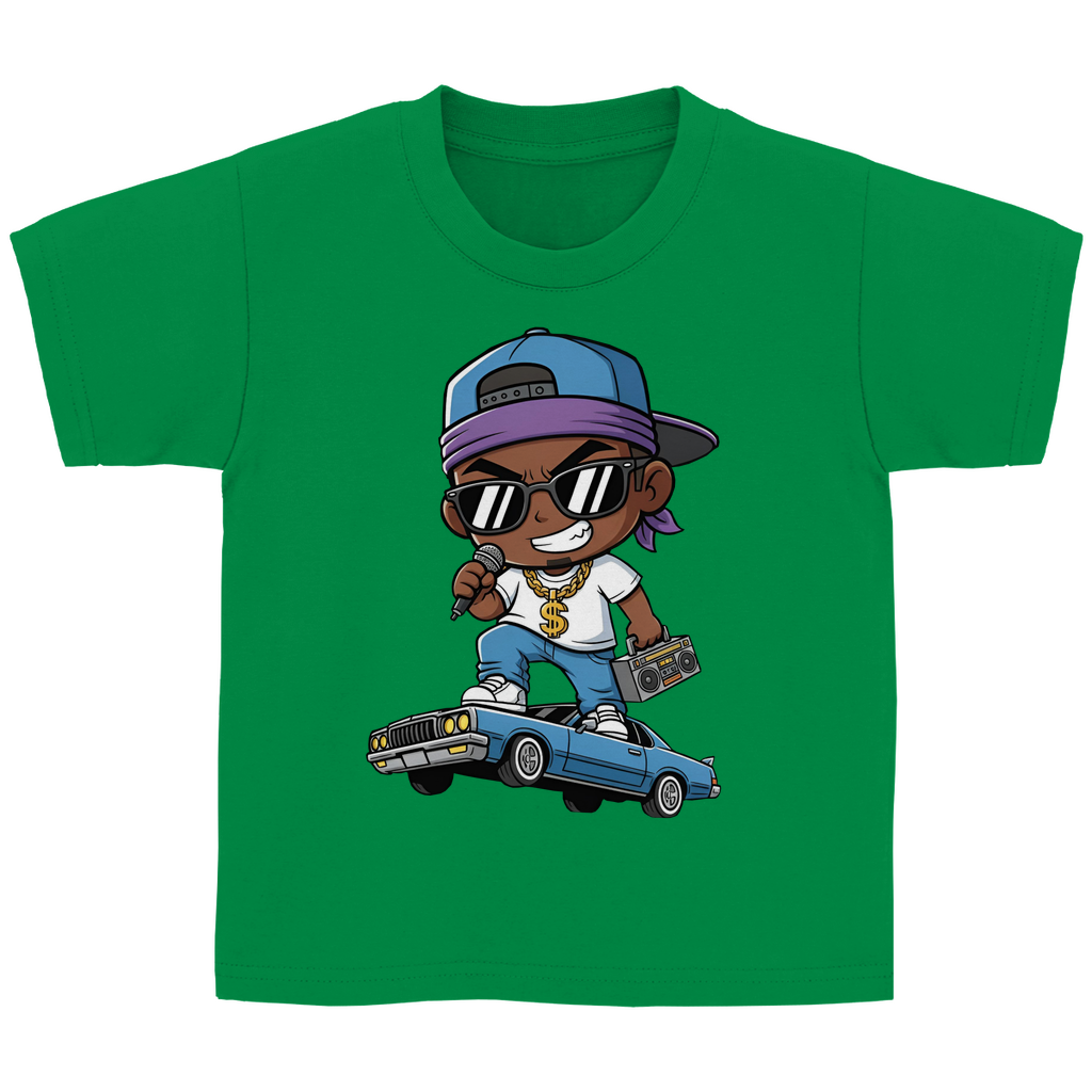 Kinder Basic T-Shirt Gansta Rap Parody - Westcoast inspired comic