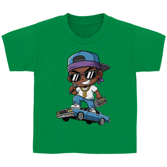 Kinder Basic T-Shirt Gansta Rap Parody - Westcoast inspired comic