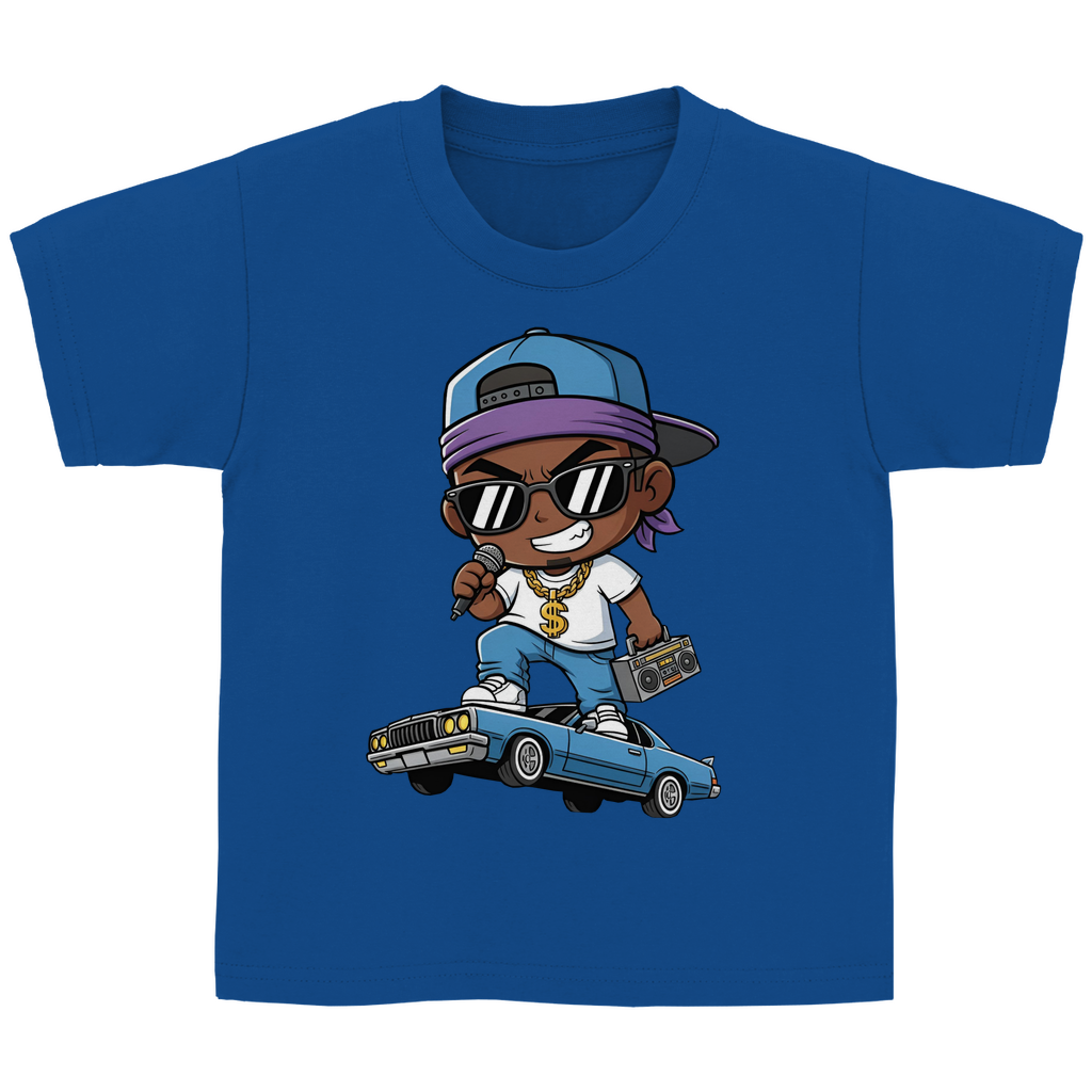 Kinder Basic T-Shirt Gansta Rap Parody - Westcoast inspired comic