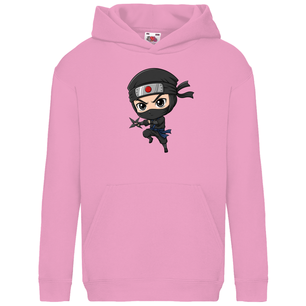 Kids Basic Hoodie Ninja Chibiki Shinobi with Shuriken