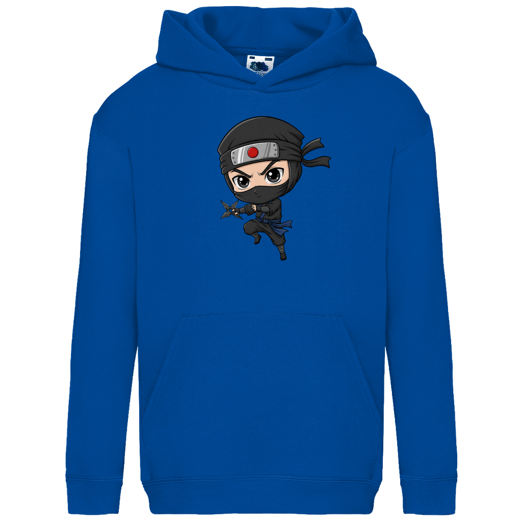 Kids Basic Hoodie Ninja Chibiki Shinobi with Shuriken