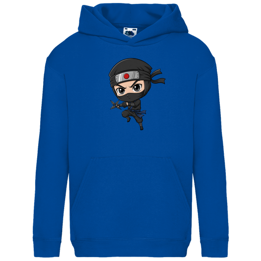 Kids Basic Hoodie Ninja Chibiki Shinobi with Shuriken