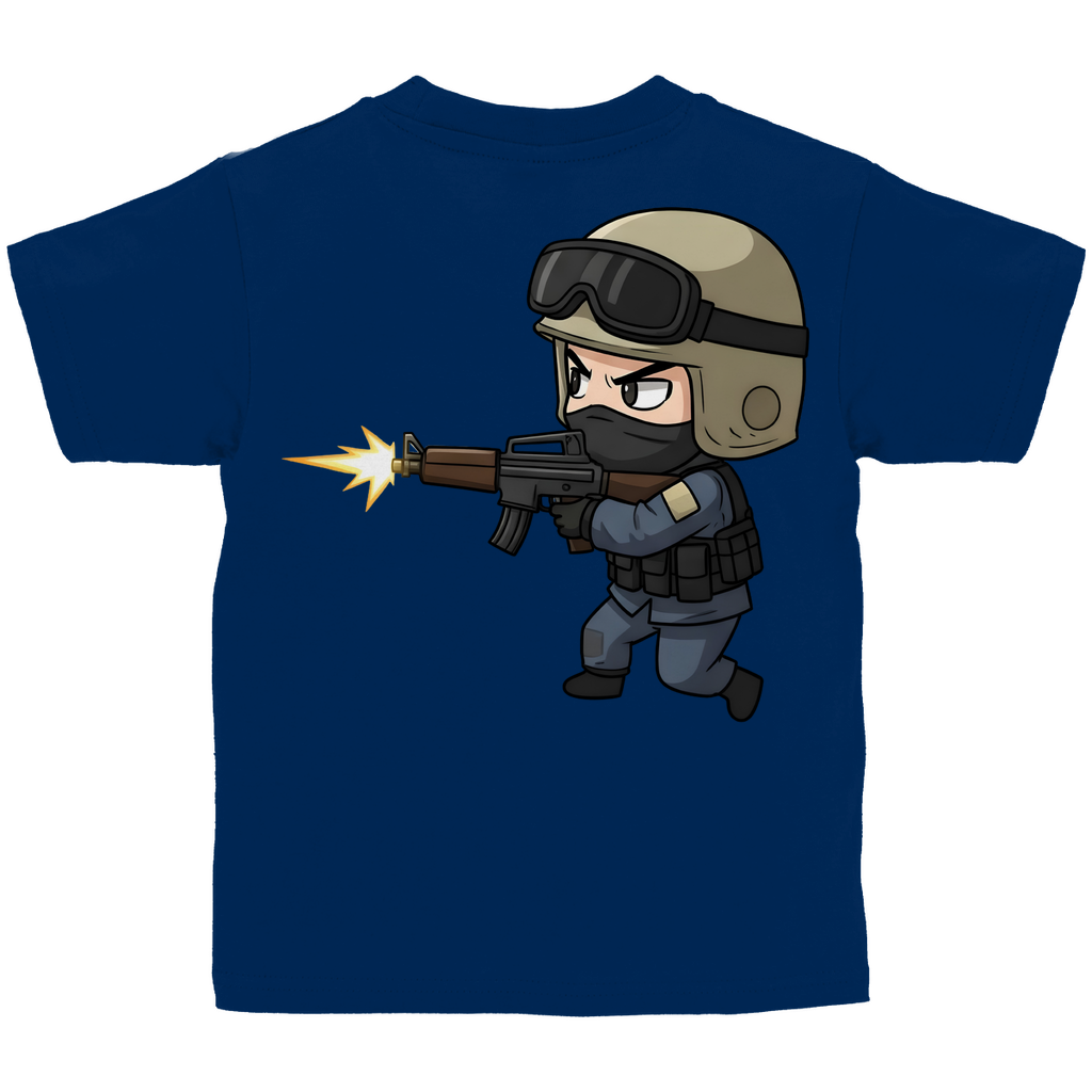 Kinder Basic T-Shirt Special Forces CSGO Chibiki Counter Strike