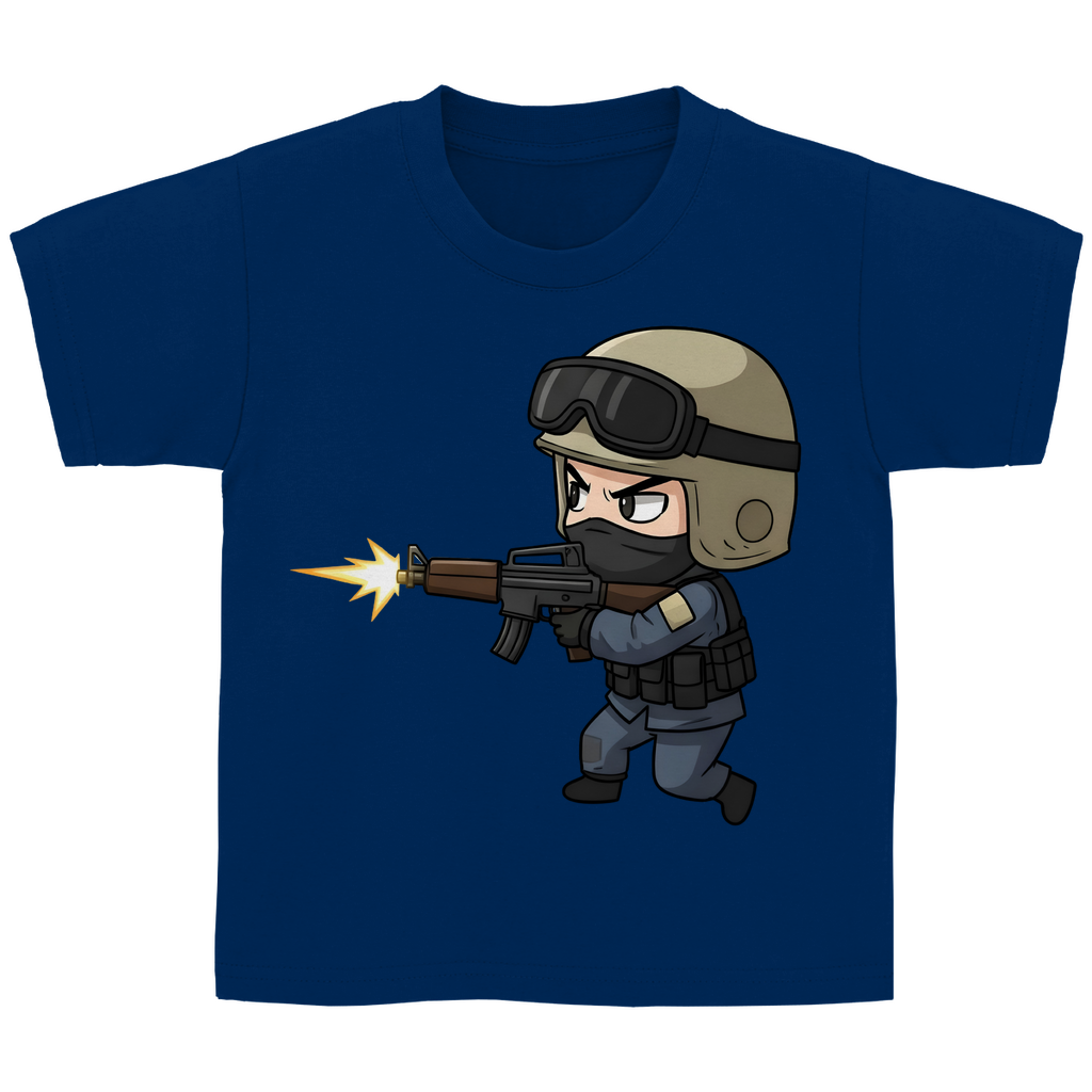 Kinder Basic T-Shirt Special Forces CSGO Chibiki Counter Strike