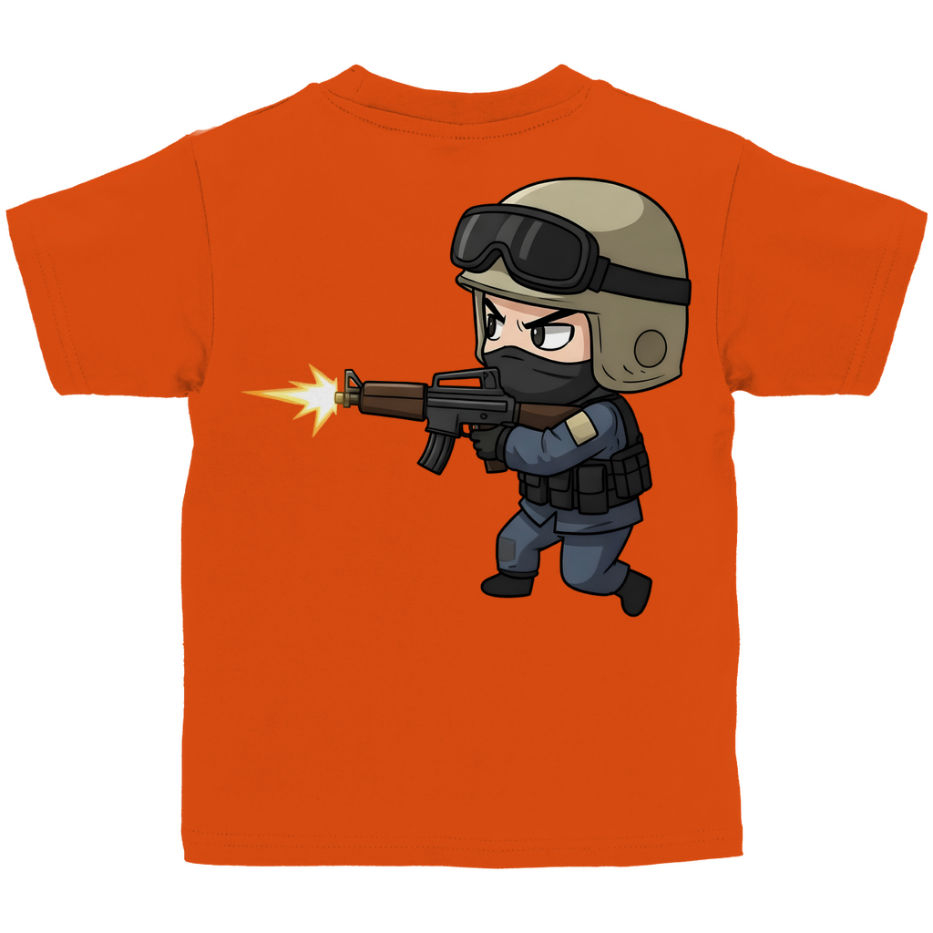 Kinder Basic T-Shirt Special Forces CSGO Chibiki Counter Strike