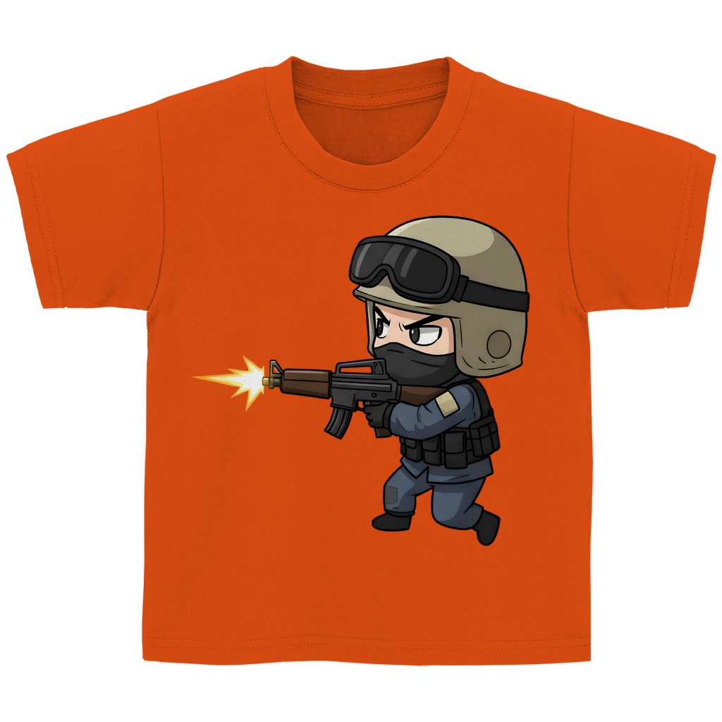 Kinder Basic T-Shirt Special Forces CSGO Chibiki Counter Strike