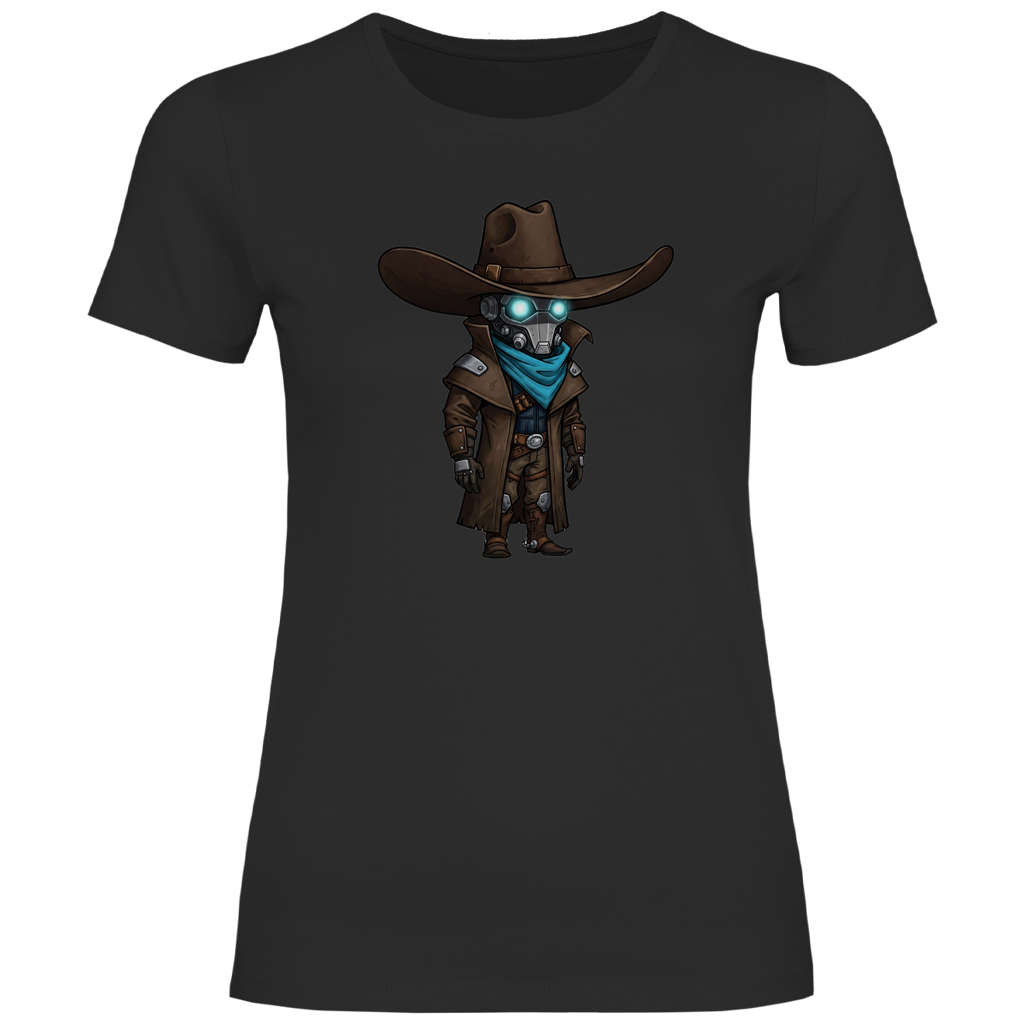 Damen T-Shirt Space Cowboy chibiki