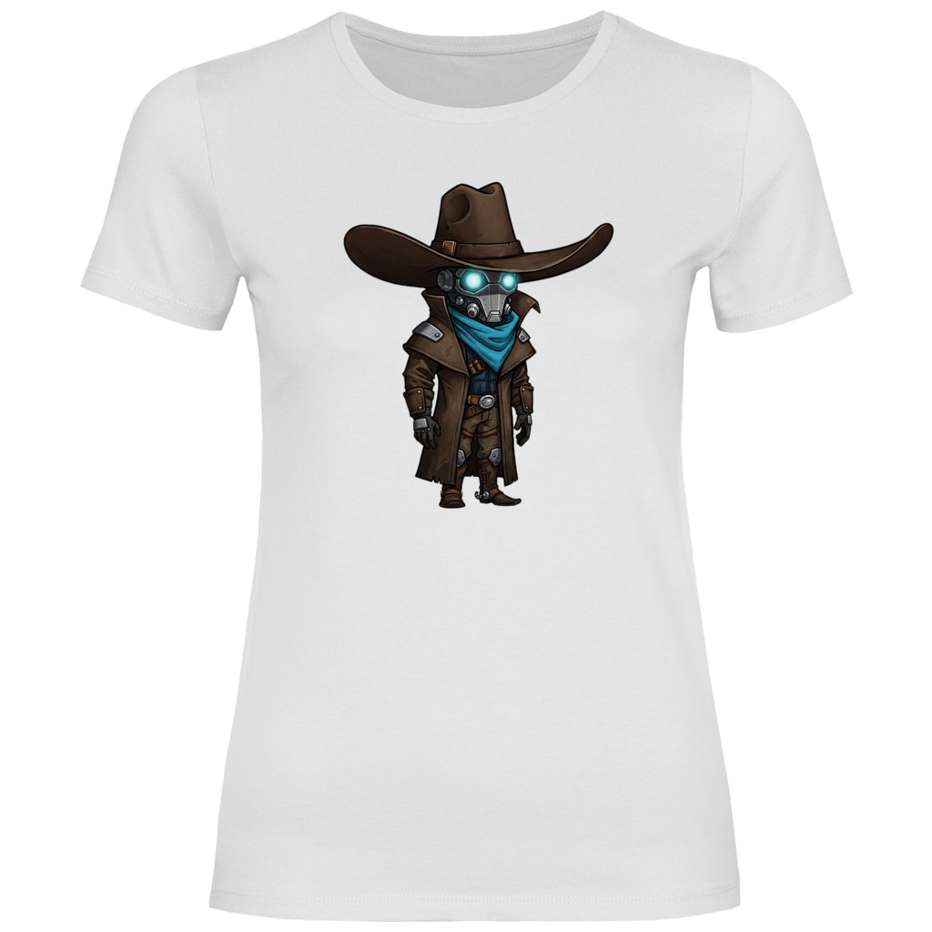 Damen T-Shirt Space Cowboy chibiki