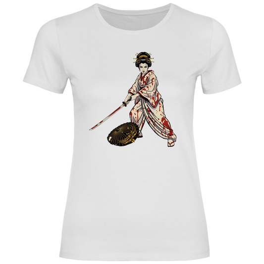 Damen T-Shirt Lady Snowblood inspired - blood spill , Tarantino kill bill