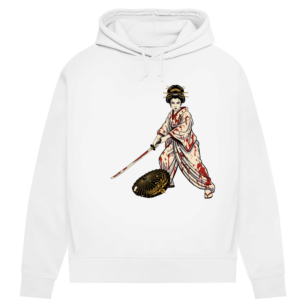 Damen Premium Bio Hoodie Lady Snowblood inspired - blood spill , Tarantino kill bill