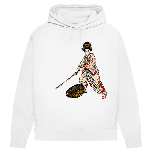 Damen Premium Bio Hoodie Lady Snowblood inspired - blood spill , Tarantino kill bill