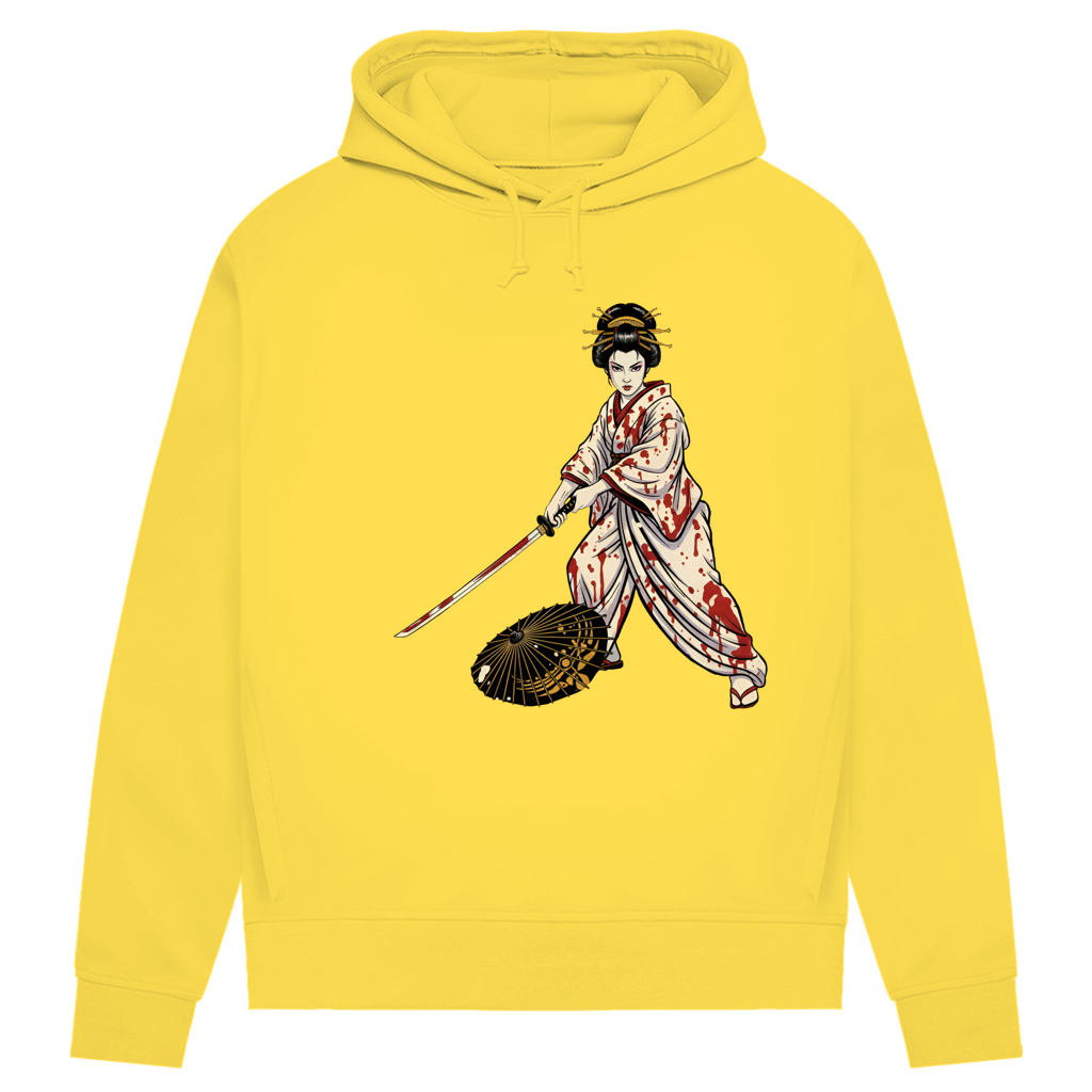 Damen Premium Bio Hoodie Lady Snowblood inspired - blood spill , Tarantino kill bill