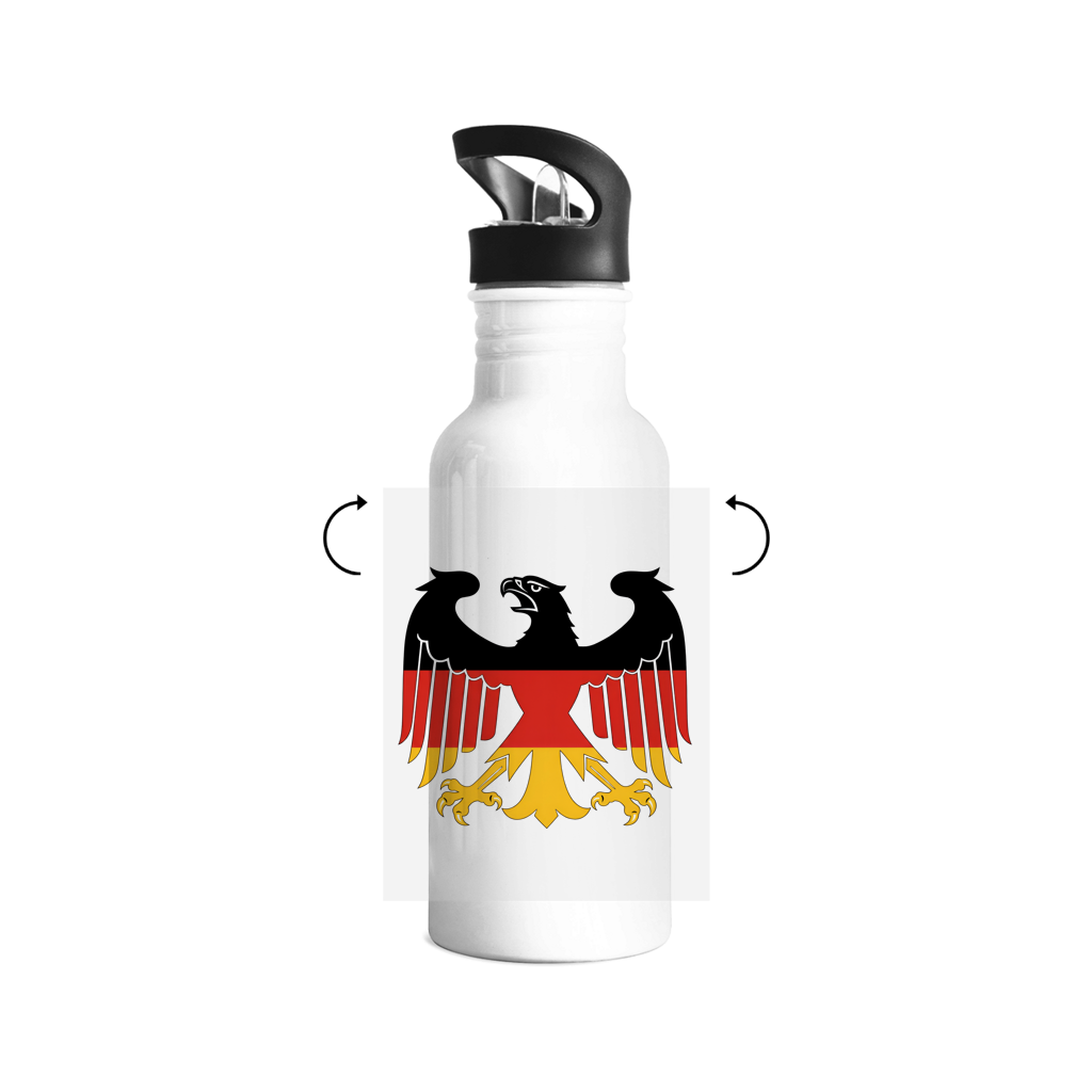 Edelstahl-Trinkflasche Deutscher Adler German Eagle