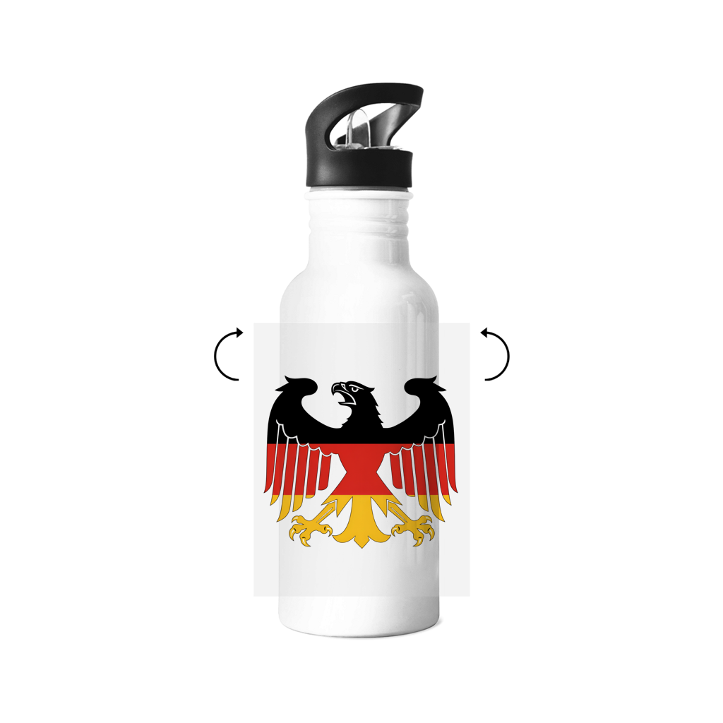 Edelstahl-Trinkflasche Deutscher Adler German Eagle