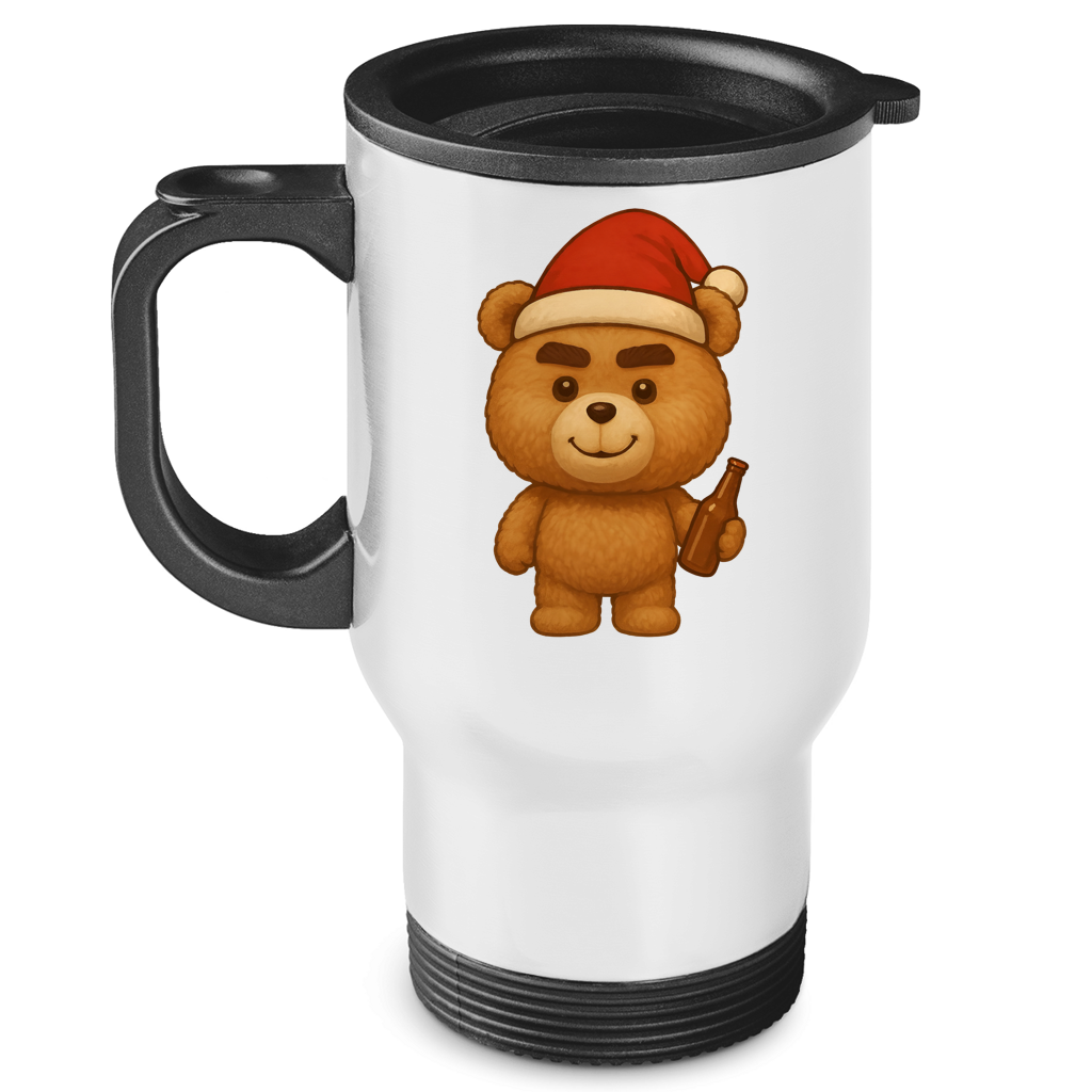 Edelstahl-Thermobecher TEDDY TED SANTA