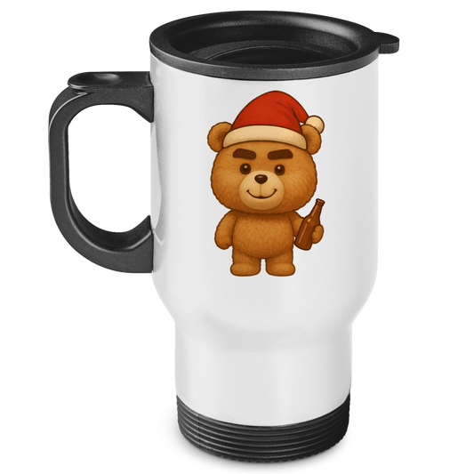 Edelstahl-Thermobecher TEDDY TED SANTA