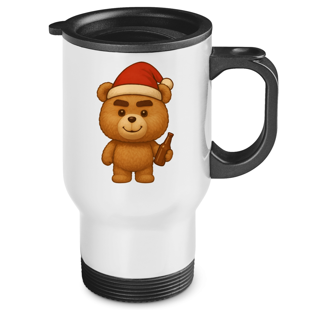 Edelstahl-Thermobecher TEDDY TED SANTA