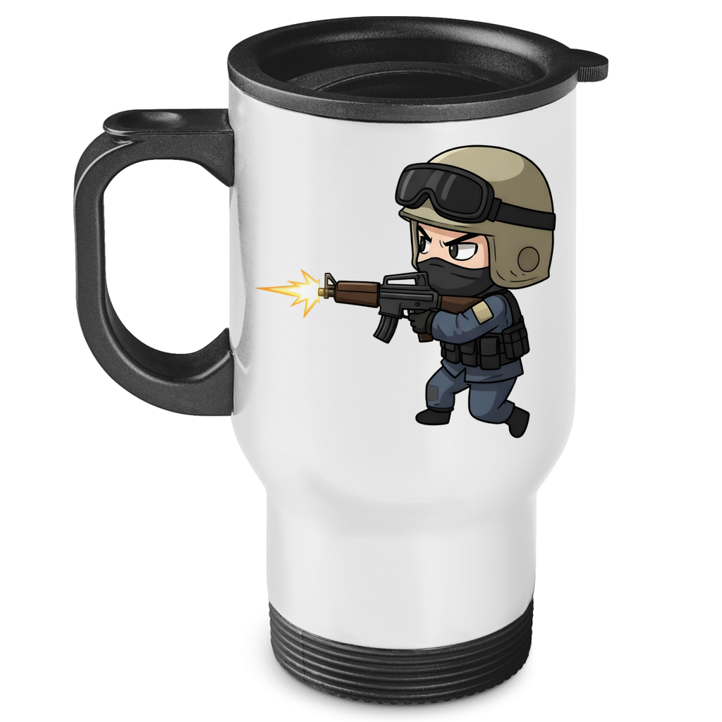 Edelstahl-Thermobecher Special Forces CSGO Chibiki Counter Strike