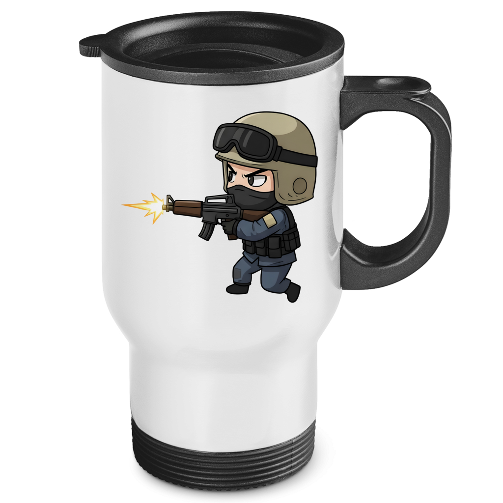 Edelstahl-Thermobecher Special Forces CSGO Chibiki Counter Strike