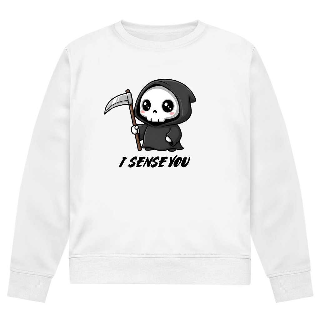 Herren Premium Bio Sweatshirt i Sense You Reaper