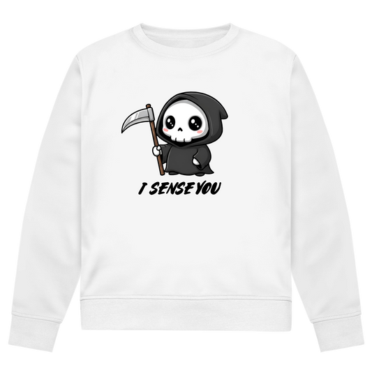 Herren Premium Bio Sweatshirt i Sense You Reaper