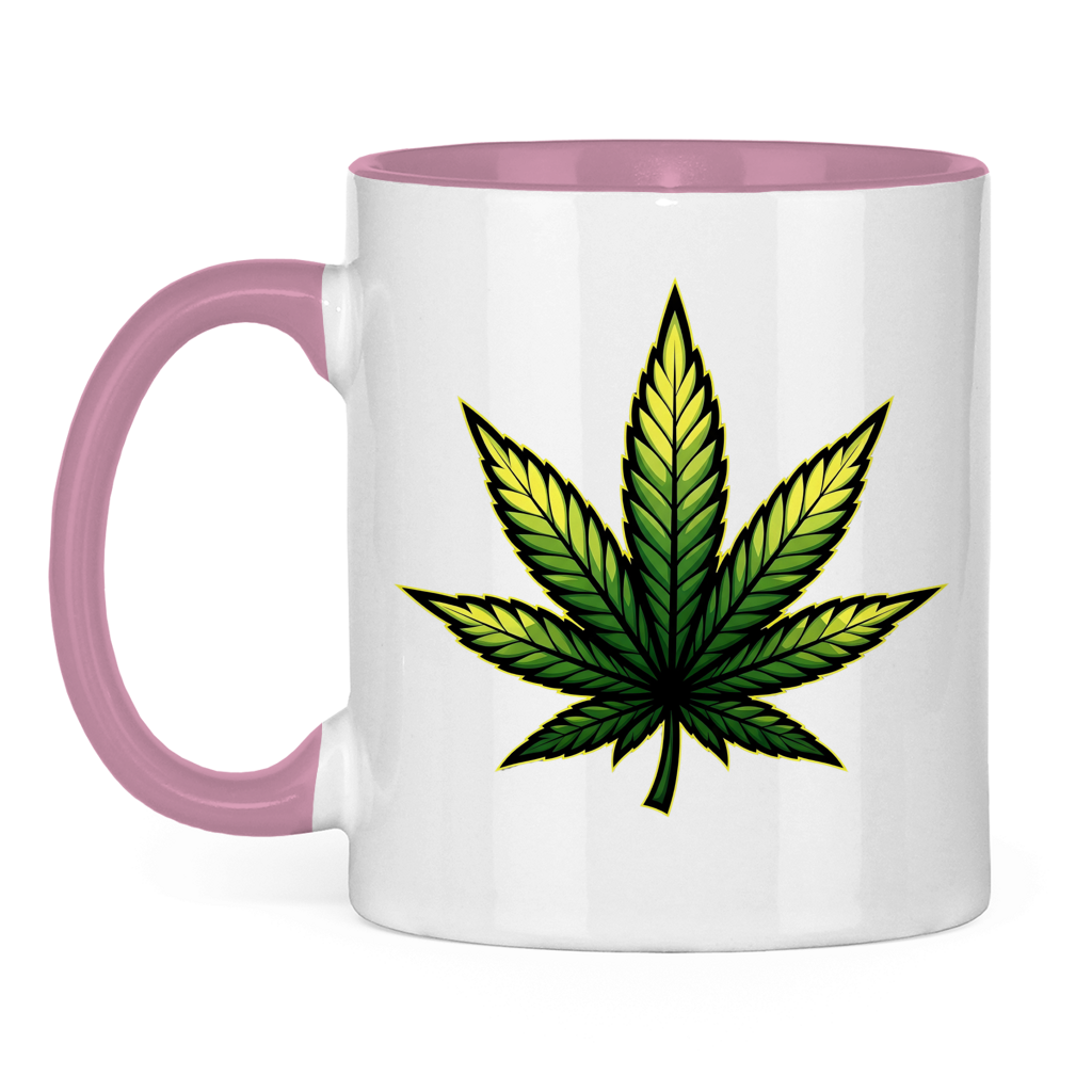 Kaffeetasse Where is da Bud at Hanf Cannabis Blatt Spruch Humor Tasse Buero Kiff