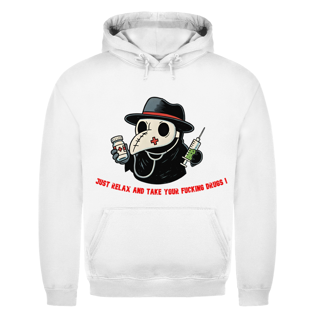 Herren Hoodie take your fucking meds