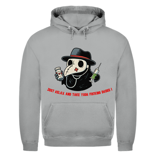 Herren Hoodie take your fucking meds