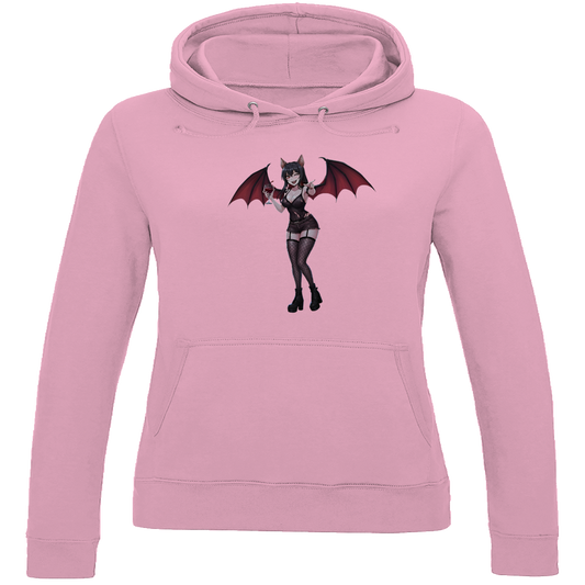 Damen Hoodie cute vampire girl