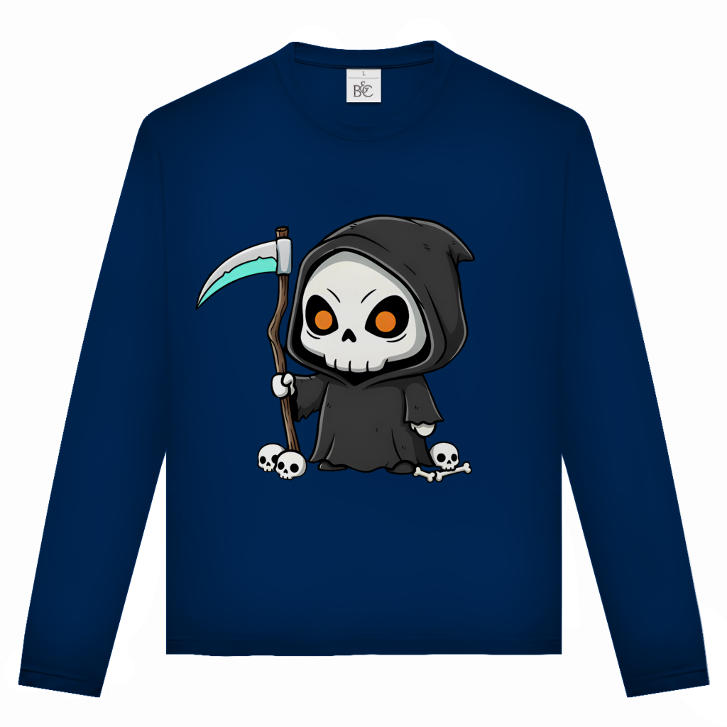 Unisex Langarmshirt Reaper chibi serious look