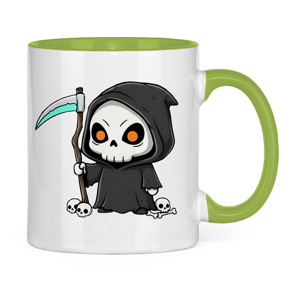 Kaffeetasse Reaper Chibi Serious Look Totenkopf Anime Tasse Buero Geschenk Cute