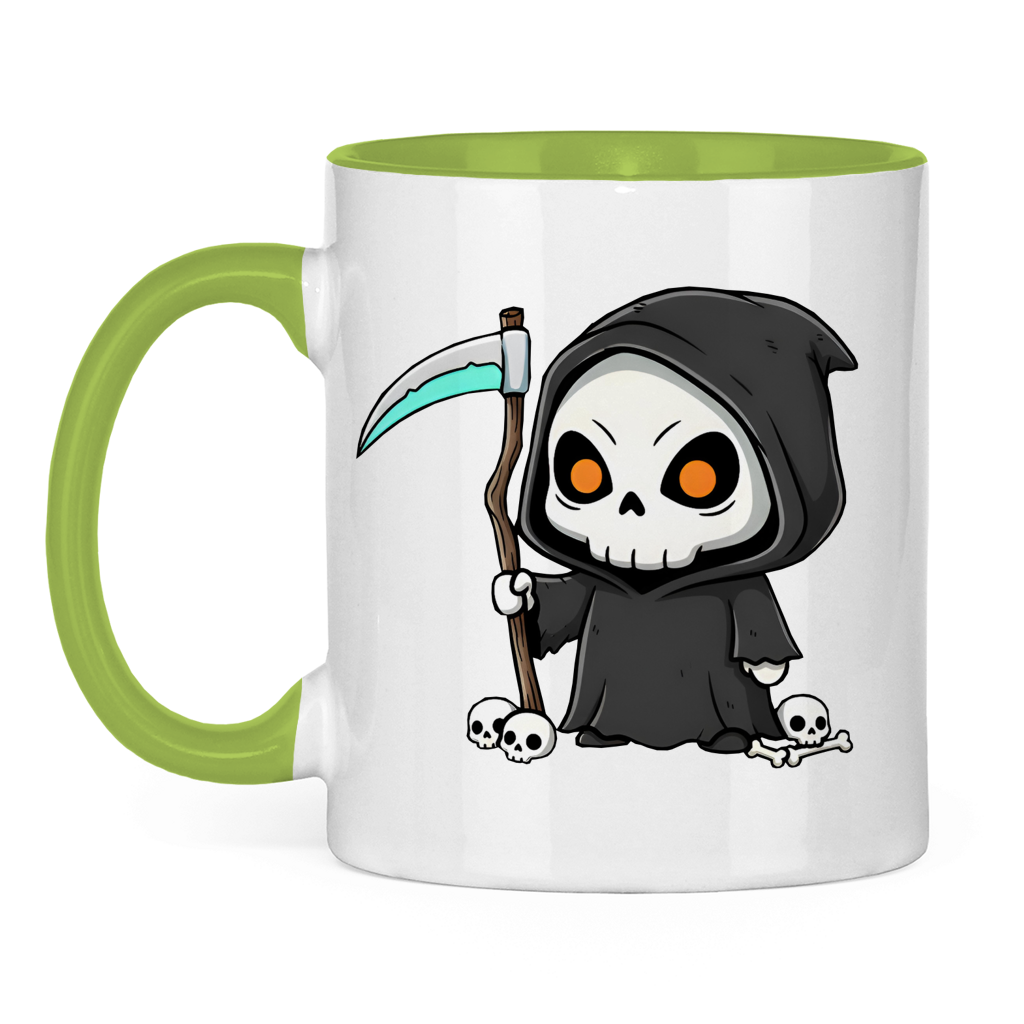 Kaffeetasse Reaper Chibi Serious Look Totenkopf Anime Tasse Buero Geschenk Cute