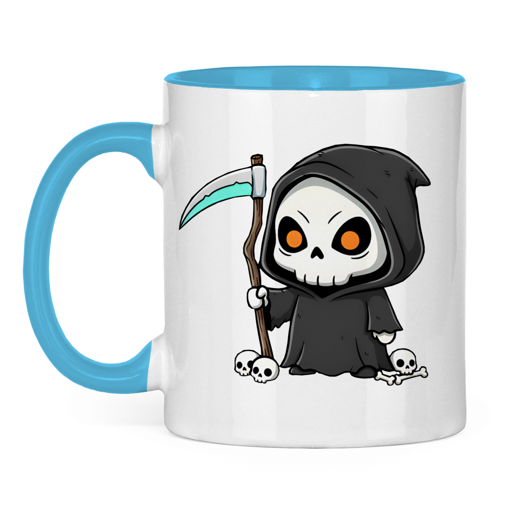 Kaffeetasse Reaper Chibi Serious Look Totenkopf Anime Tasse Buero Geschenk Cute